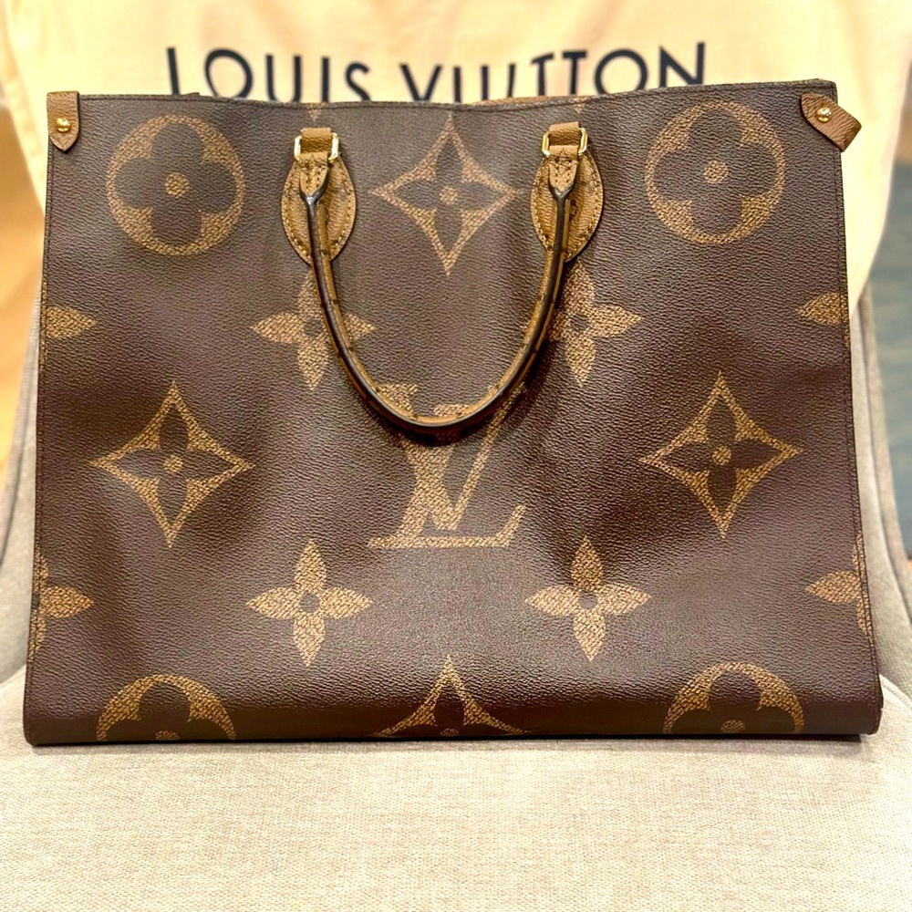 Louis Vuitton Brown Monogram Tote